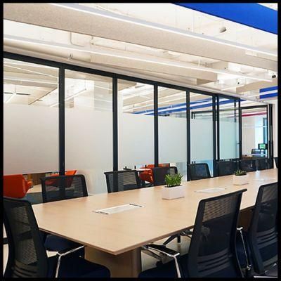 Aluminum Partition Frame Profiles Aluminium Office Partition Glass Wall Tempered Glass Partition
