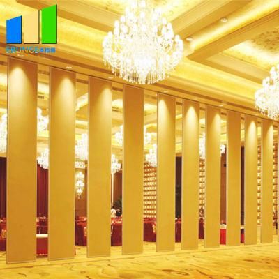 Aluminium Frame Acoustic Folding Door Partition Movable Partition Wall