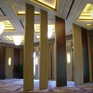Movable Aluminium Frame Commercial Wooden Banquet Hall Operable Partition Wall