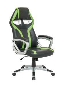 Racing Office Executive with Rocker Mechanism Imitation Leather Gaming Height-Adjustable Desk Chair