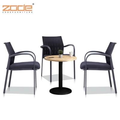 Zode Cheap Wholesale Sled Stackable Plastic Chair with Metal Frame