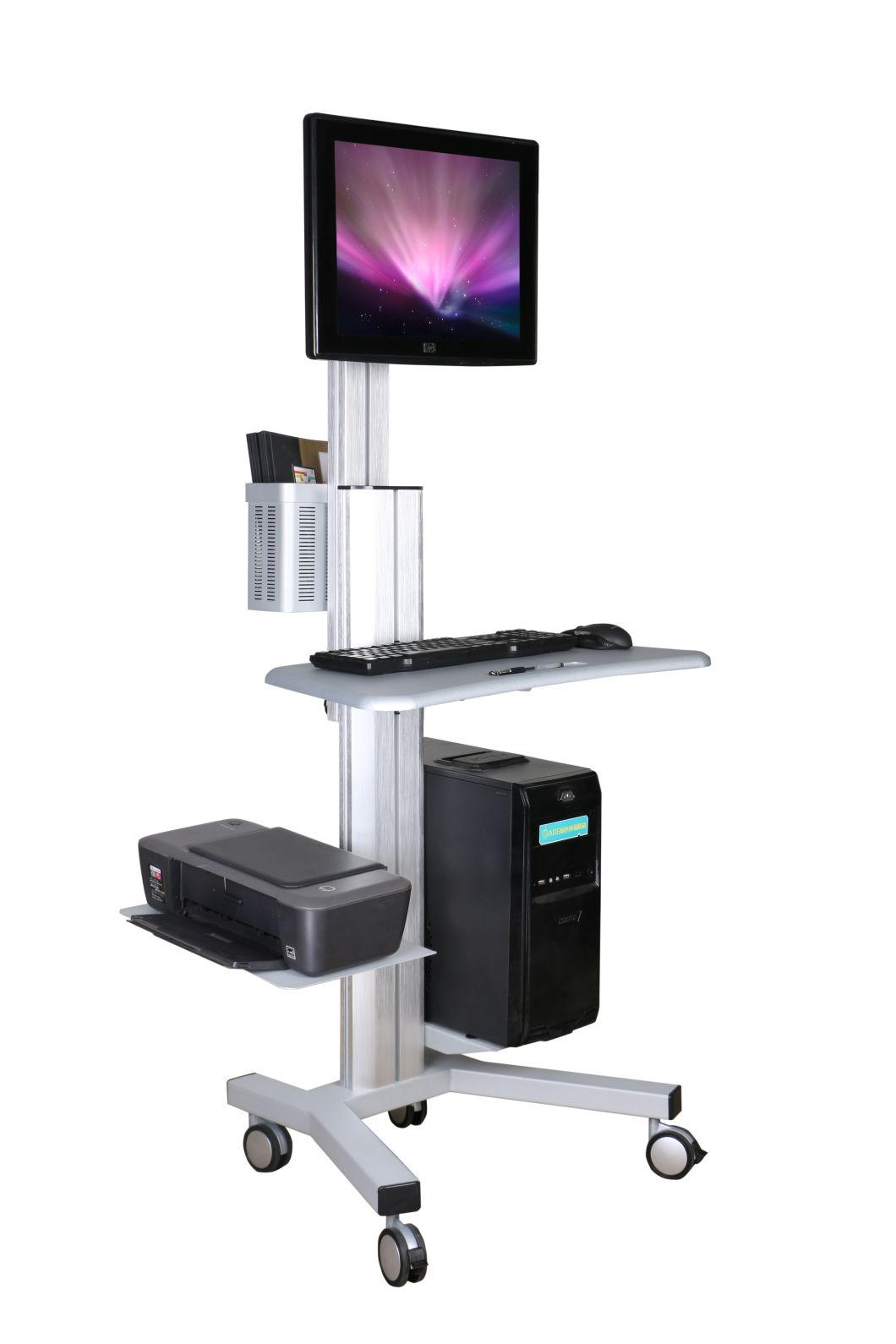 Mobile Computer Workstation Single Monitor 10-24" Height Adjustment (PC 1601)