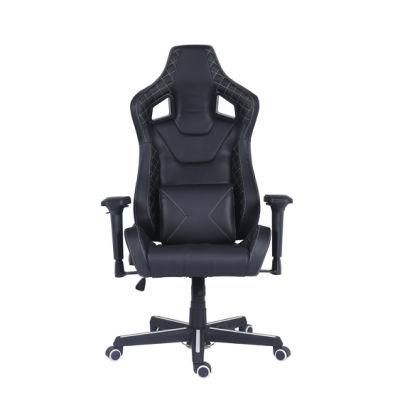 RGB Racer Massage Gamer Home Office Room Silla LED Gaming Chair