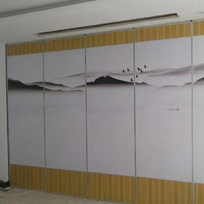 Sliding Aluminium Track Roller Ballroom Sliding Wall Partitions / Acoustic Room Dividers