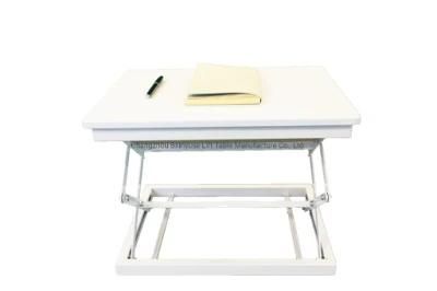 China Made Laptop Table Manual Adjustable Height Desk Standing Desk