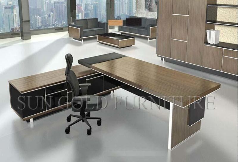 High End Black Wooden Executive Desk (SZ-OD215)