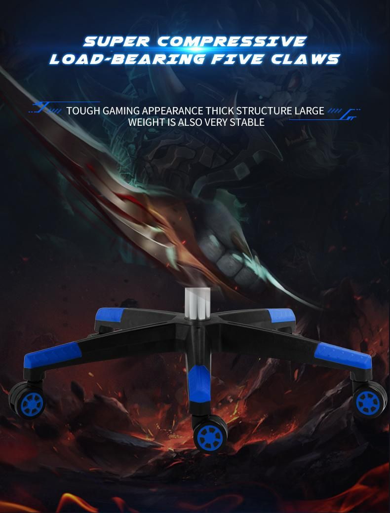 Swiveling CE Certified Video Computer E-Sports Seat Game Racing RGB Chair for Gamer