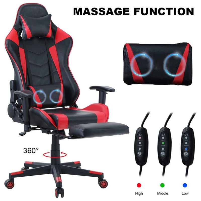 Massage Swivel Gaming Office Ergonomic Racing Chairs