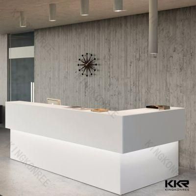 Solid Surface Corian Hotel Reception Desk