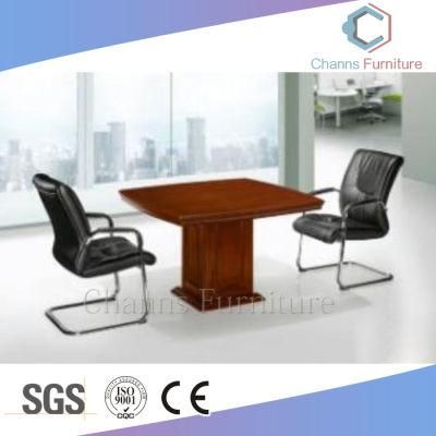 Square Office Table 4 Persons Meeting Desk with Paper Veneer (CAS-VMA13)
