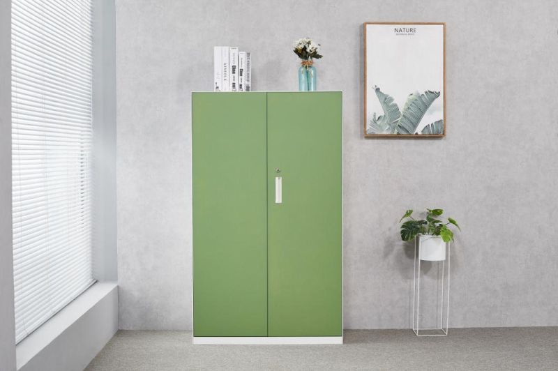 Wholesale Cheap Green Wardrobe Cabinet Bedroom Furniture Wood Wardrobe Cabinet