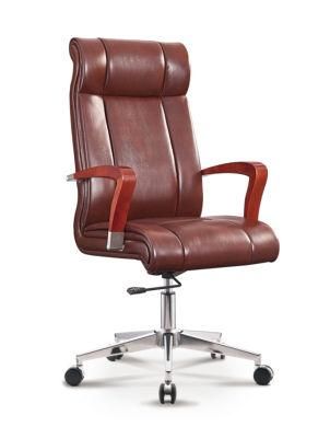 Favorable Promotion Office Furniture Ergonomic Leather Chair for CEO Manager Computer Use