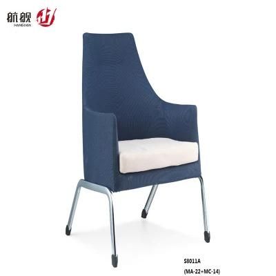 Nordic Fabric Chair Home Comfortable Sofa Chair for Waiting Area Leisure Sofa