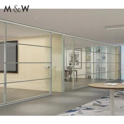 Factory Direct Sale Clear Glass Wall Cheap Aluminium Frame Price Aluminum Partition Office Furniture
