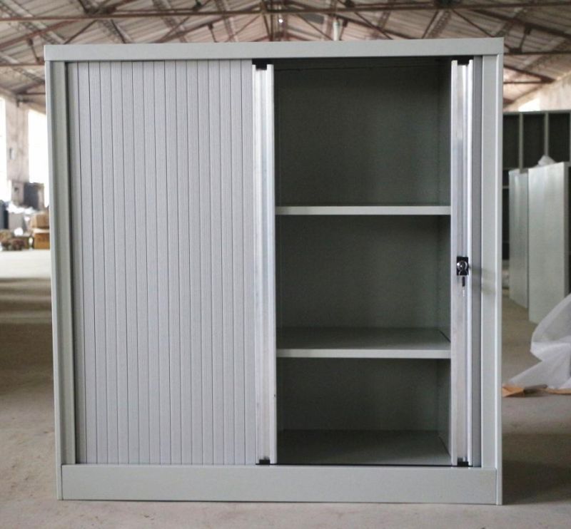 Office Furniture Mini Half Height Roller Shutter Tambour Door Cabinet for Filing Storage