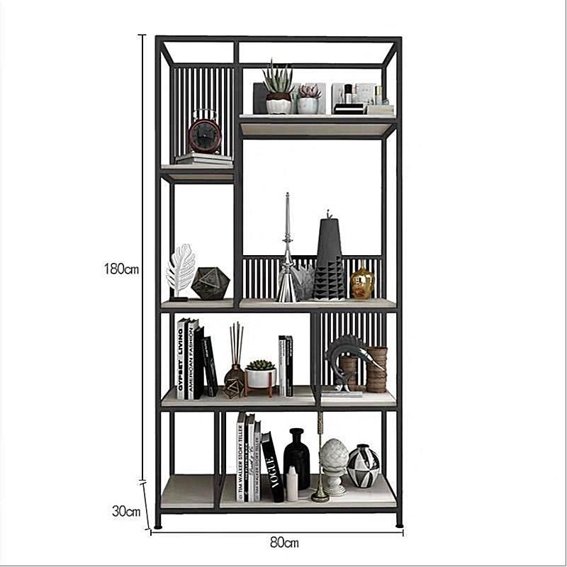 Ready Stock Full Metal Strong Space Saver Shelf Unit Bookshelf Living Room Shelf 0527