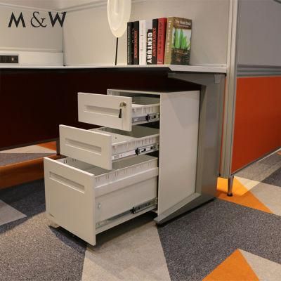 New Arrival Storage Steel Structure 3 Drawer Mobile Pedestal Filing Cabinet