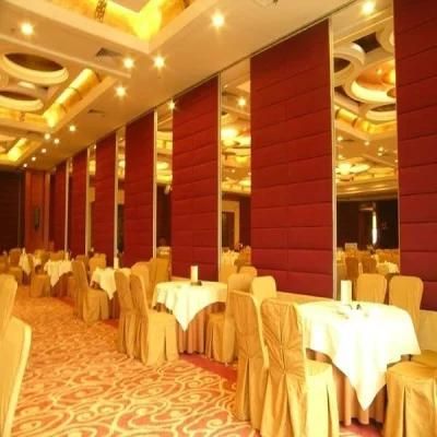 Meeting Room Acoustic Mechanism Vertical Sliding Foldable Operable Partition Walls