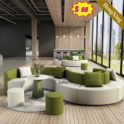 High Quality New Arrival Rattan Outdoor Furniture Round Sofa Set Leisure Garden Public Waiting Chair Sofa Set