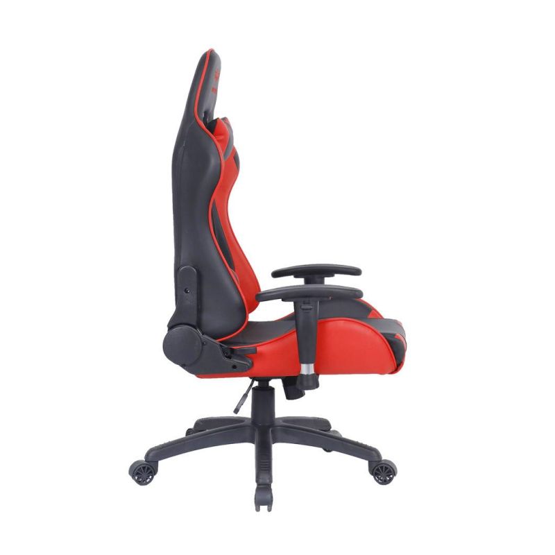 Red Gamer Chair Girl Gamer Chair Foot Stool Office Works Fauteuil Cadeira Gamer 5 Wheels (MS-902)