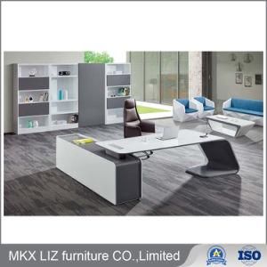 Chinese Furniture Luxury Executive Office Desk in High Glossy Baking Painting (9968)