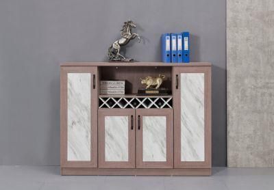 Classic Design MDF Luxury Wooden 4 Doors File Cabinet Office Storage Cabinet