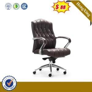 Brown Fashion Top Cow Leather Luxury Executive Boss Chair Office Furniture