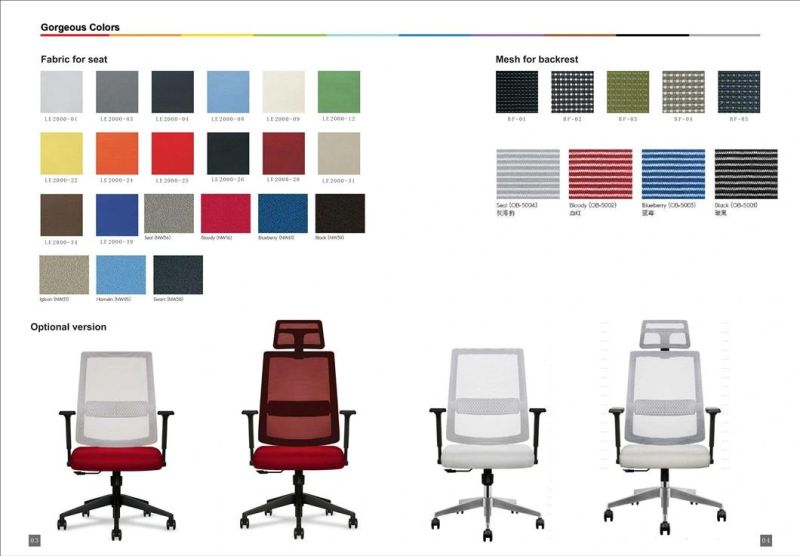 Middle Back Adjustable Ergonomic Tilting Home Office Executive Swivel Desk Office Chair