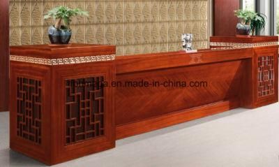 High End Wood Reception Counter for Government