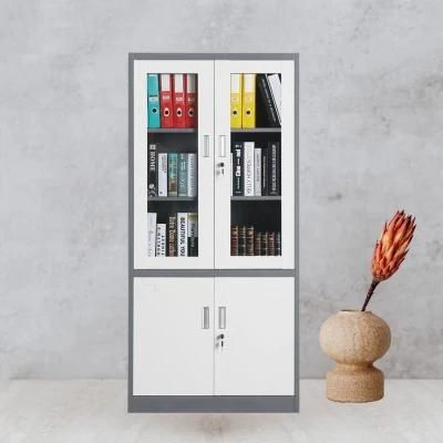 Factory Direct Acrylic Glass Display Swing Door Metal Office Cabinet