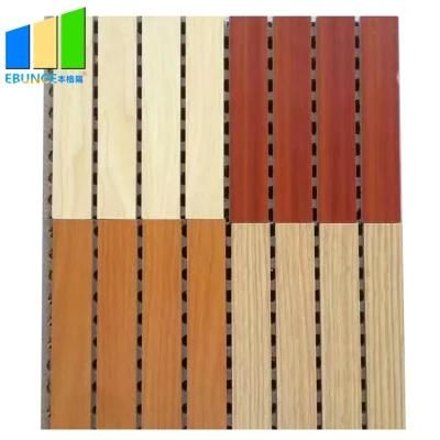 Ceiling Decoration Insulation Board Polyester Fiber Decorative Wooden Acoustic Panels