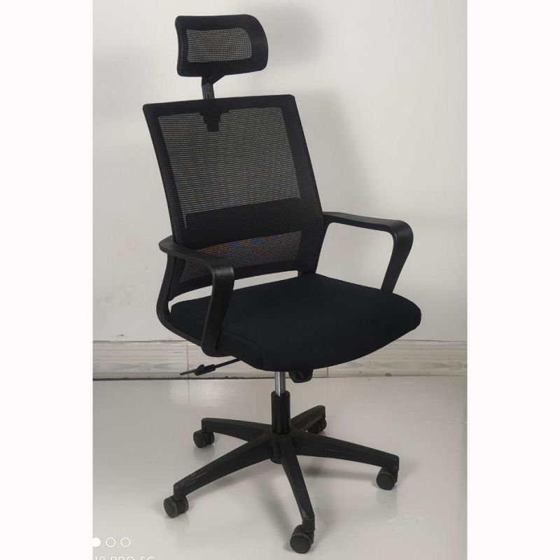 Lumbar Support High Quality Mesh Black Adjustable Headrest Home Office Staff Chair Executive Office Chair