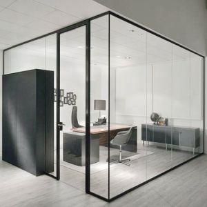 Modern Design Single Tempered Laminated Glass Office Partition Wall