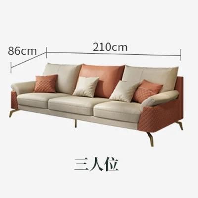 Breathable Fabric Sofa Upholstery Sofa Modern Sofa Sets in Italy Fashion Leisure Style