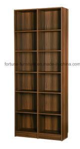Modern Wooden Walnut Color Bookcase (B706-0.8)