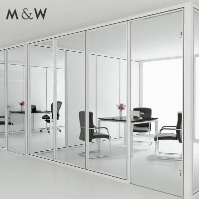 New Design Glass Wall Full Height Double Designer Demountable Office Partition