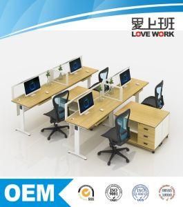 Modern Office Open Partition Workstation for Four Person