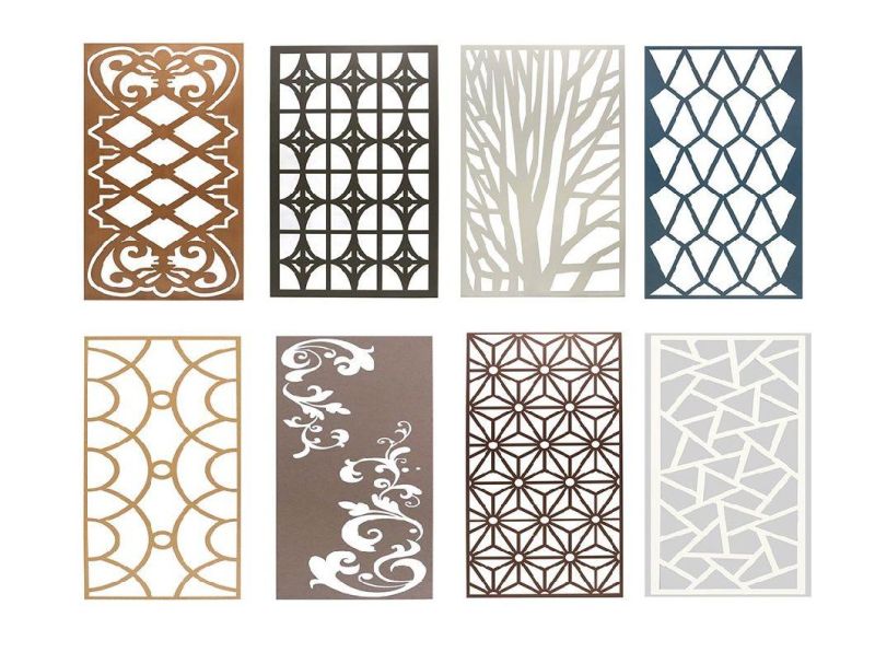 Decorative Carve Perforated Facade Panel for Indoor Use