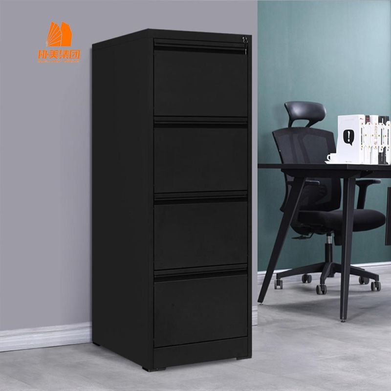 Vertical Filing Cabinet with 4 Push-Puling Door, Customized Modern Furniture