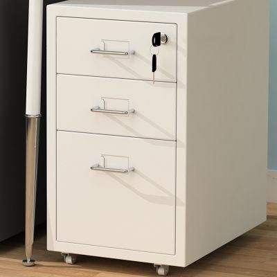 Knock Down Structure Movable Drawer Storage Cabinet