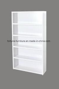 Wooden UV High Gloss White Bookcase (SW-2001A)