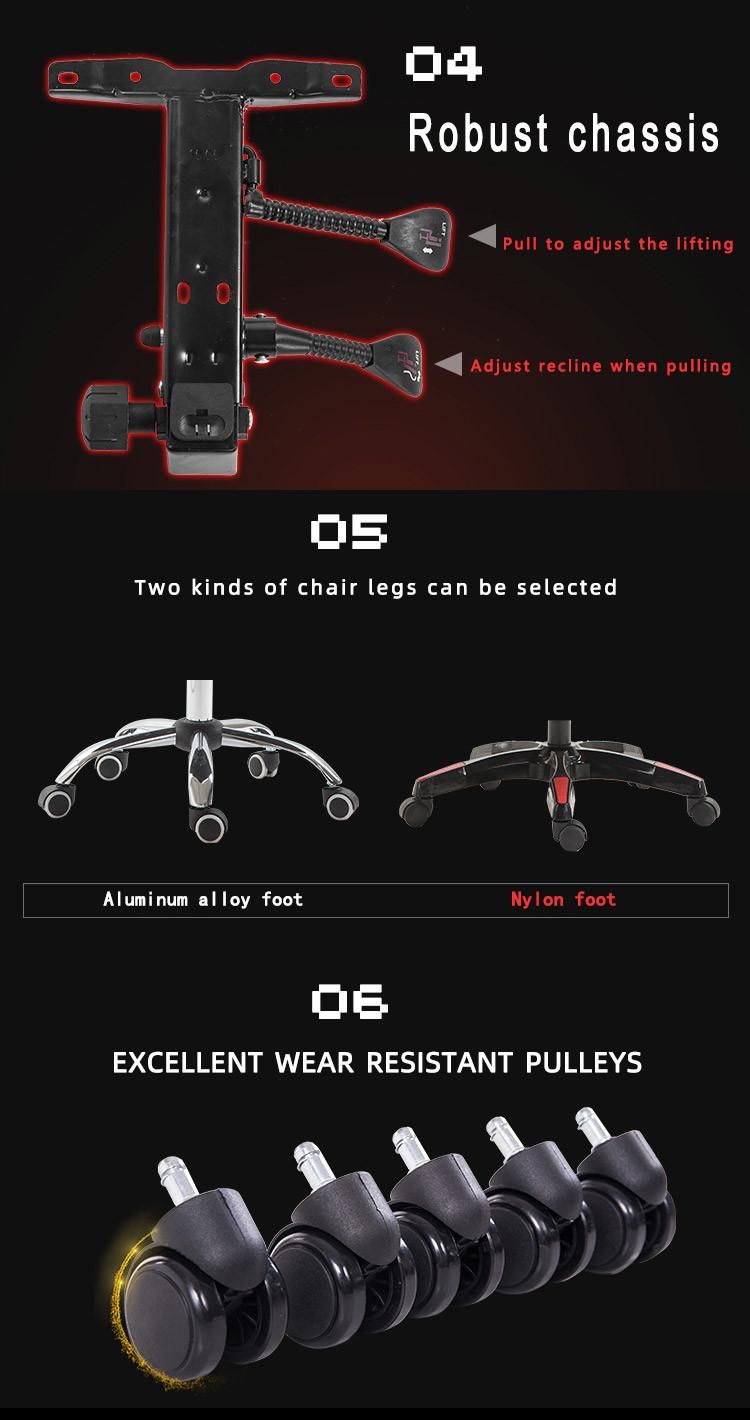 Custom Logo PU Game Racing Chairs Gaming Pink Office Gaming Chair