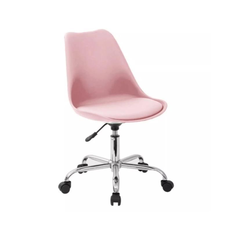 Leisure Fashionable Office Chair Low Back Plastic Frame with Soft Cushion