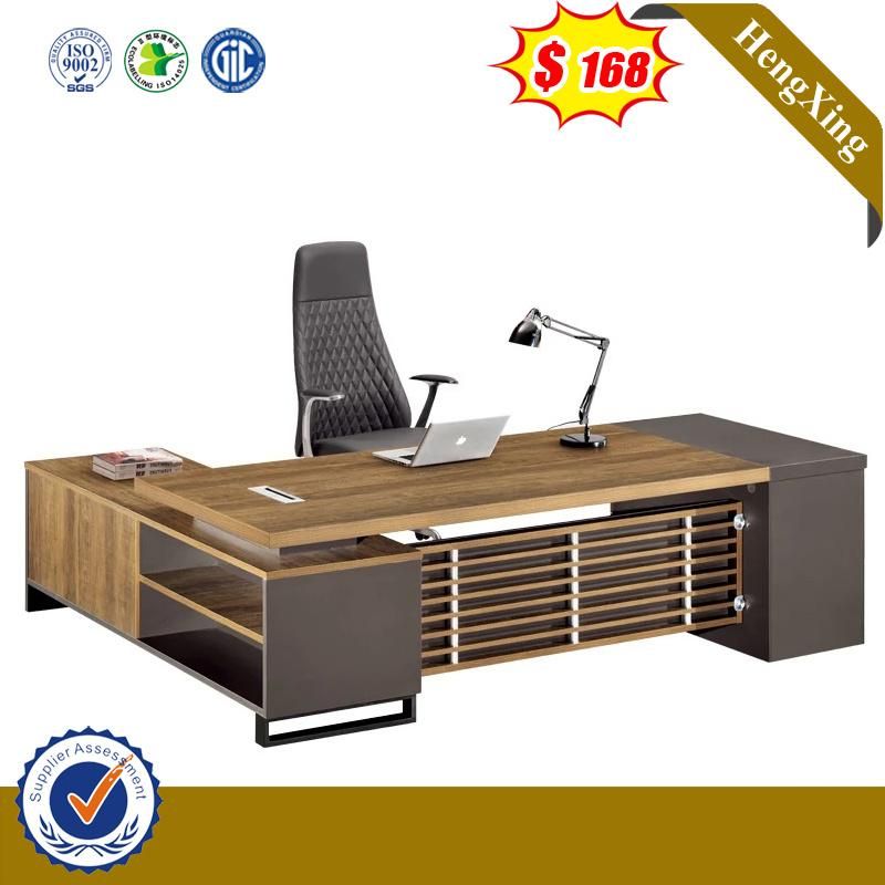 Luxury L Shape Wooden Office Furniture Modern Executive Table