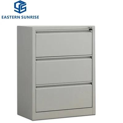 Modern Design 3 Drawer Office Equipment Steel Filing Cabinet
