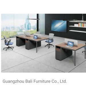 Commercial Office Furniture Modular Office Desk 4 Person Office Workstation (BL-WN06B1204+06B1204YS)