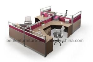 New Design Modern Modular Open Wooden Office Workstation for 2 Seats (BL-T3T8)