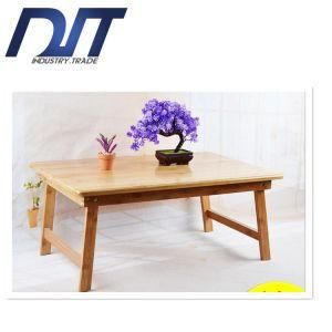 Custom Logo Moving Folding Bamboo PC Table for Bed