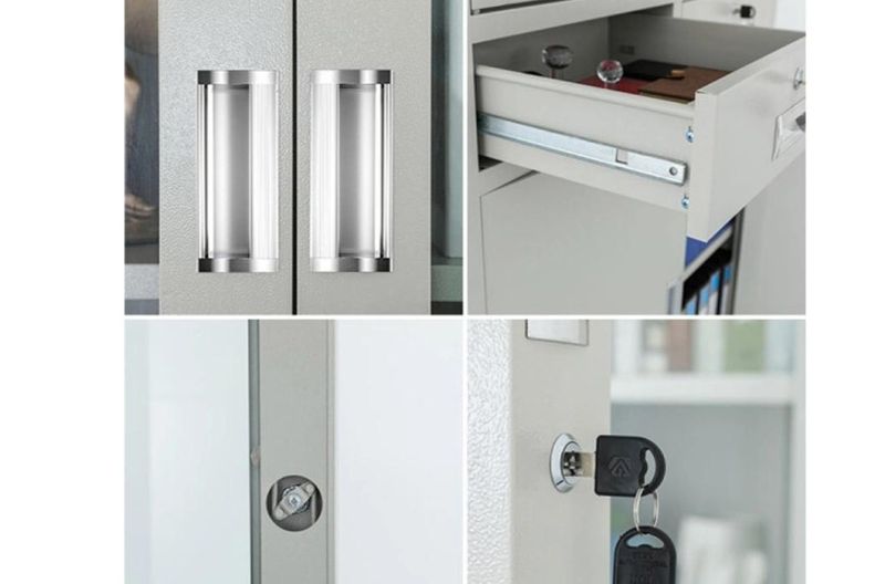 Steel Filing Storage Cabinet Office Three Drawers Steel Filing Cabinet