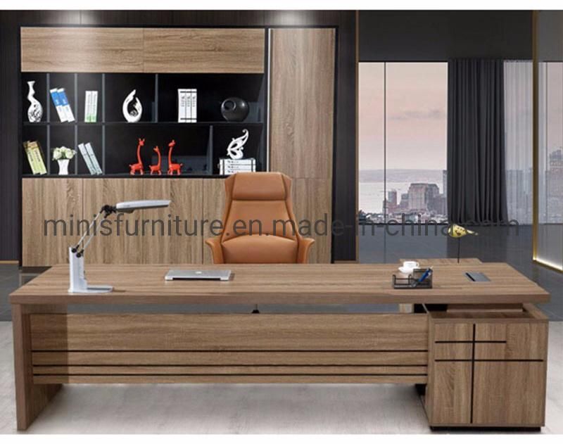 (M-OD1192) Office Furniture Executive Desk with Side Desk Made in China